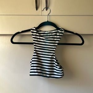 Mikoh Striped Bikini Top